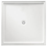 Marbletrend Flinders Polymarble Shower Base 900x900mm Centre Waste (SB28CW) - Stock Clearance